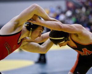 University High wrestler Luca Felix wins 1st at OVAC meet, team second overall as Hawks continue climb